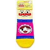 アンパンマンとあかちゃんまん ソックス・靴下 スベリ止メ付き 9-12/12-15ｃｍ（1871-841-180） (12cm～15cm)