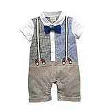 ベビー キッズ 赤ちゃん 子供服 洋装フォーマル 紳士風 男の子 半袖 カバーオール ロンパース 春夏 結婚式 お宮参り 七五三 節句 入園式 入学式 出産祝い ギフトxw017h