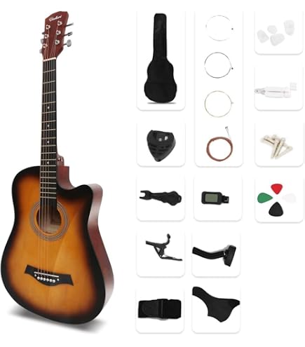 Amazon | アコースティックギター 初心者入門セット guitar 練習ギター