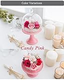 プリザーブドフラワー キャンディードーム ラッピング付き 4カラー (ピンク)