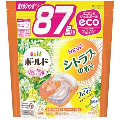 Amazon | P&G ボールド ジェルボール4D シトラス 詰替 超メガジャンボ