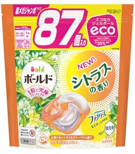 Amazon | P&G ボールド ジェルボール4D シトラス 詰替 超メガジャンボ