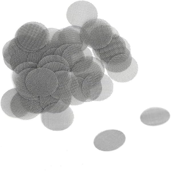 thumbnail image 2 of 60 Pieces 1/2 Inch Stainless Steel Mesh Clean Screens With Tapered Design, 0.5 Inch Size, Along With A 3-in-1 Cleaning Tool, Brush, And Stainless Steel Storage Box 2 of 12