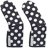 choopie ベビーカー・ハンドルカバー 洗える 清潔 保護 装着カンタン 柔らかい肌触り ダブル/ポルカドット 【ベビーカー用ハンドルカバー】 WKCG02202