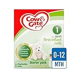 スターターパックを養うために準備ができて1最初のミルク (Cow & Gate) (x 6) - Cow & Gate 1 First Milk Ready to Feed Starter Pack 