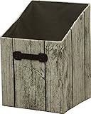 天馬 プロフィックス 木目柄ボックス26深型 幅26×奥行26×高さ38cm ブラック