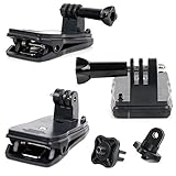 Durable Quick-Clip Mount with Screw Connector & Screw Thread Adaptor for PNJ Cam AEE SD21,AEE SD23 M