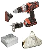 ブラックアンドデッカー(BLACK+DECKER) マルチツール ベーシック 18V 【エンボス缶・ウッドキャリアー】 期間限定お買い得セット EVO183B1G