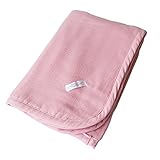 TRANPARAN 和晒プレミアムガーゼケット クォーター ベビーケット おくるみ 6重ガーゼ 日本製 (ピンク)