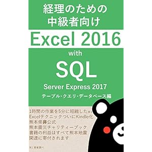 経理のための 中級者向け Excel 2016 with SQL Server Express 2017 テーブル・クエリ・データベース編 経理のための 中級者向け Excel 2016 with SQL Server Express 2017 テーブル・クエリ・データベース編