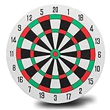 ダーツボード 3ダーツ 壁掛け 両面使用 厚手 泡ダーツボード スーツボード ダーツゲームセット 直径29.5cm