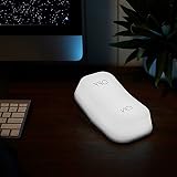 VANKER on-offデスクランプ夜間ライトUSB充電重力センサー付きLEDベッドサイドランプホワイト