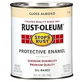 Rust-Oleum 7770502 Protective Enamel Paint Stops Rust, 32-Ounce, Gloss Almond [並行輸入品]