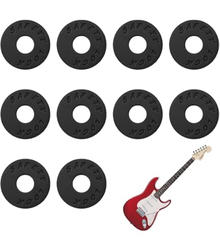 Amazon | Cheerock ギターヘッドストックストラップタイ、レザーギター