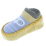 Prettyia 赤ちゃん　ベビー　ブーティ　ソックス　靴下　コットン　通気性　柔らかい　4サイズ6色選べ - イエローフクロウ, M