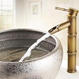 ELLEN-HOMEDECORバンブーデザインシングルレバー洗面台蛇口_style5