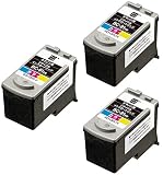 エコリカ BC-91 リサイクルインクカートリッジ カラー ECI-C91C-V 3個セット