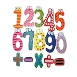 Tonsee 幼児 知育玩具 遊びながら学ぶ 木のおもちゃ カラフル 学習 早期教育 数字&記号