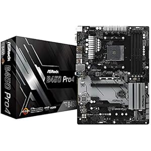 ASRock マザーボード B450 Pro4 AMD Ryzen AM4 対応 B450 チップセット ATX マザーボード 【国内正規代理店品】