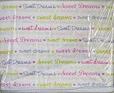 Nicole Miller 4pc FULL Sheet Set Sweet Dreams [並行輸入品]
