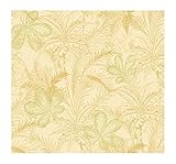 York Wallcoverings AT4155SMP Ashford Toiles Leaf Toile 8-Inch x 10-Inch Wallpaper Memo Sample, Yello