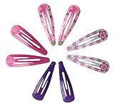 (ビグッド)Bigood ベビー 女の子 キッズ パッチン ヘアピン 8点セット ヘアクリップ 髪留め 髪飾り ヘアアクセサリー（タイプA）