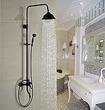 Rozinオイルは青銅バスルーム浴槽シャワー蛇口3段階でコントロール8 Inchシャワーヘッドハンドスプレー