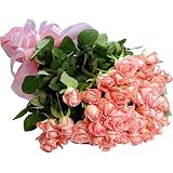 50に関するお祝いに！　ボリューム満点！　お買い得ピンクバラ50本の花束 日時指定無料