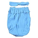 Junda　ベビー服　春夏　はいはい　ロンパース＋ヘッドバンド　ボディ肌着　女の子　男の子　吸汗 綿　さわやか