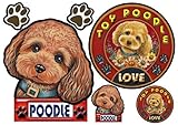 犬ステッカー トイプードル5 シール