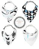 Kaydee Baby Best Bandana Drool and Dribble Bibs with Adjustable Snaps For Boys and For Girls (Hipste