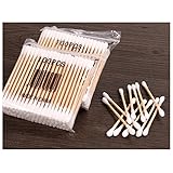 Lorny(TM) 2Packダブルヘッドウッド綿棒スティック綿の芽ヒントメディカルキュア健康美容使い捨てバド修復ツールについて