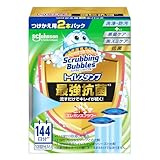 スクラビングバブル トイレ掃除 トイレスタンプ 最強抗菌 エレガンスフラワー 付け替え 詰め替え 2本入り トイレ洗剤 トイレ 掃除 付け替え用