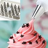 LuxBene(TM)6PCS /セットロシアチューリップステンレス鋼アイシング配管ノズルのヒントロシアNozzl DIYステンレスペストリーのヒント