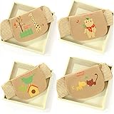 【Angelicate】赤ちゃん を 汗から守る ベビー キッズ 用 汗取りパット オーガニックコットン 4枚 セット