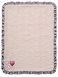 Twinkles of Joy Light Up and Musical Receiving Blanket, Ivory Hearts Deluxe by Twinkles of Joy