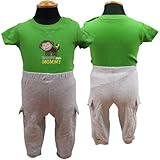 Carter's（カーターズ）半袖ロンパース＆スウエットパンツセット（グリーン×グレー） [Baby Product]