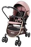 GRACO (グレコ) ワイド&ハイシートベビーカー シティネクスト ブラウンドットBR 【Carry Travel System + 収納式足カバー + 超大型下カゴ搭載】 67505