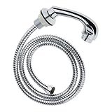 MagiDeal 1pcプロフェッショナルシャンプーボウルシンクスプレーホースWash Beautyサロンバーバー機器Sprayer蛇口シルバー/ブラック シルバー 0577004680037USA