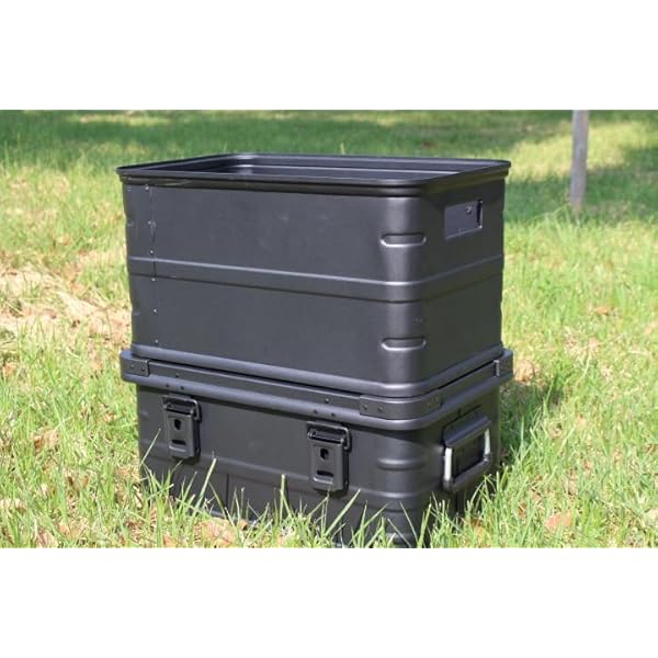 Amazon.co.jp: CHANODUG OUTDOOR スタッキングアルミボックスwith49