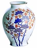 香蘭社 古伊万里四季 花瓶 101-NA9