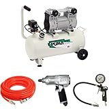 SK11 オイルレス エアーコンプレッサー SW-231 タンク容量 30L 低騒音モデル SW-L30LPF-01 (ホース/インパクト/エアチャックガン)セット