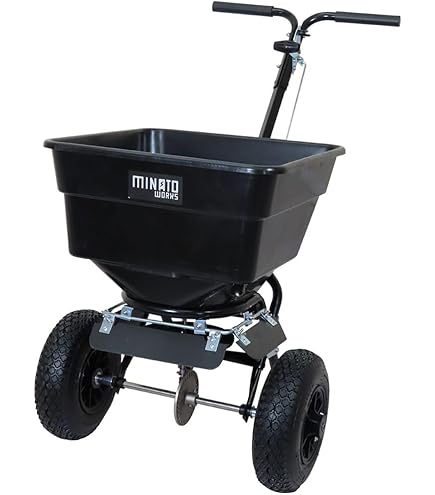 Amazon | ミナトワークス 手押し式肥料散布機 ブロキャス30 (容量30L