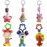 6pcs幼児用ベビーPram Hanging Toys Newbornsベビーベッドベビーカーカーシートハンギングベル