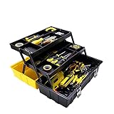 QD-SGMP 3段式ツールボックス 工具収納 大容量 取っ手付 工具箱 交換可能 (17寸)