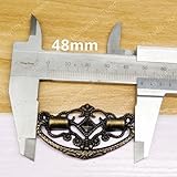 Dagly（TM）木箱のための箱のための装飾的なアンティークスタイル73 * 45ミリメートル/ 48 * 28ミリメートル亜鉛合金ハンドルノブプル