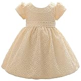 ASHERANGELベビー乳児女の子ビーズプリンセスチュールフラワーガールドレス US サイズ: 12-24 Months カラー: イエロー
