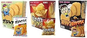 東豊製菓 ポテトフライ 【3種セット】フライドチキン&じゃが塩バター&カルビ焼き 各11g×20袋 計60袋