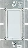 GE 12725 Z-Wave 1,000-Watt Smart Dimmer Switch, In-Wall スマートスイッチ [並行輸入品]
