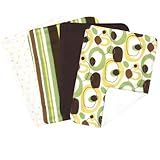 Trend Lab Giggles Blooming Bouquet Burp Cloths, Set of 4 by Trend Lab [並行輸入品]